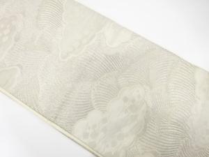 アンティーク　荒波に雲模様織り出し袋帯（材料）